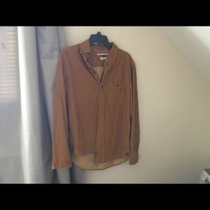 Brown Tommy Hilfiger polo long sleeve